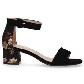 Filippo DS1283 / 20 Bk schwarze Sandalen