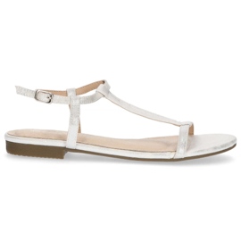 Filippo DS1297 / 20 Si Silberne Sandalen grau
