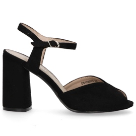 Filippo DS1282 / 20 Bk Schwarze Sandalen