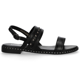 Filippo DS1240 / 20 Bk Schwarze Sandalen