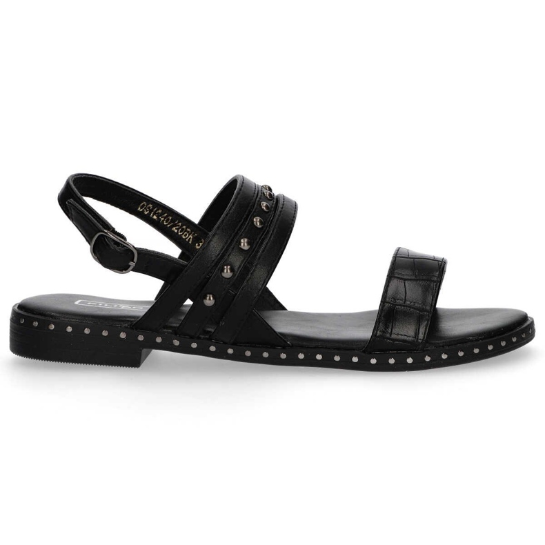 Filippo DS1240 / 20 Bk Schwarze Sandalen