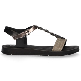 Filippo DS1300 / 20 Bk Schwarze Sandalen