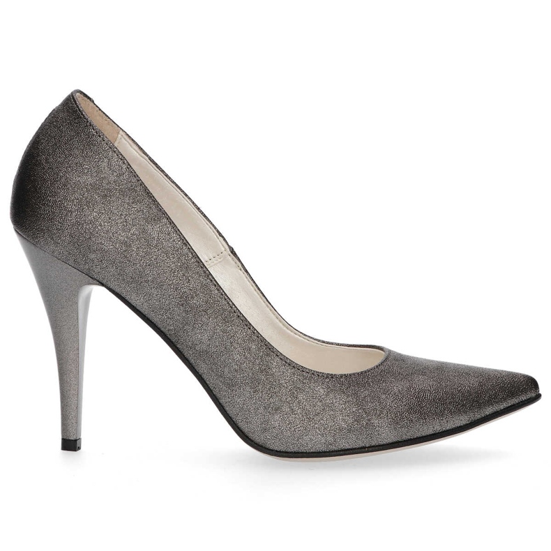 Filippo 2160 Rauchgraue Pumps silber-
