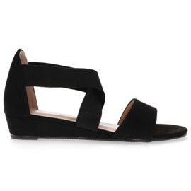 Filippo DS1363 / 20 Bk schwarze Sandalen