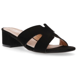 Filippo DK1358 / 20 Bk schwarze Hausschuhe