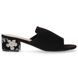 Filippo DK1359 / 20 Bk schwarze Hausschuhe