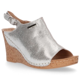 Filippo DS784 / 20 Si Silberne Sandalen grau