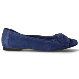 Lederballerinas Filippo DP1329 / 20 Nv marineblau