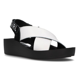 Ledersandalen Filippo DS2060 / 21 Wh weiß