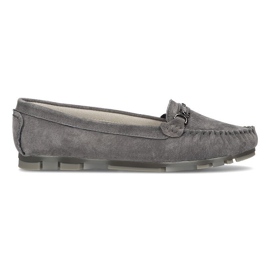 Lederhalbschuhe Filippo DP1202 / 21 Gr grau