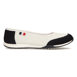 Lederschuhe Filippo DP142 / 21 Wh Nv weiß und marineblau