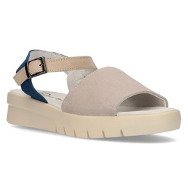 Ledersandalen Filippo DS2021 / 21 Gr grau