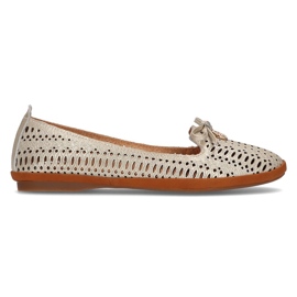 Leder durchbrochene Herren Filippo DP2034 / 21 Gehen Sie golden