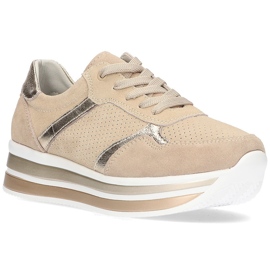 Lederturnschuhe Filippo DP2004 / 21 Beige sein