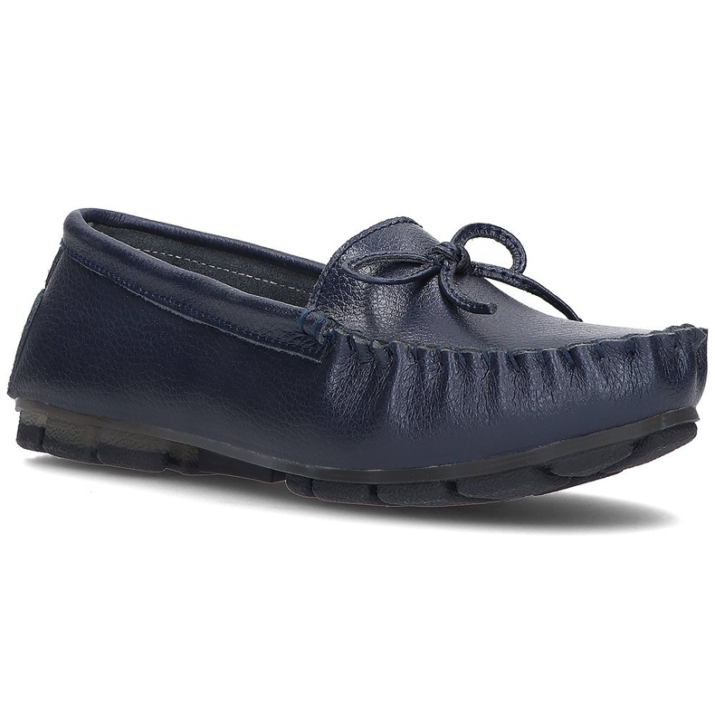 Lederhalbschuhe Filippo DP004 / 21 Nv marineblau navy blau