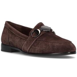 Lederhalbschuhe Filippo DP2148 / 21 Br braun