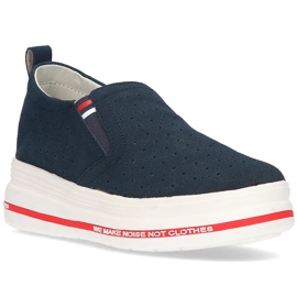 Lederschuhe Filippo DP2009 / 21 Nv marineblau