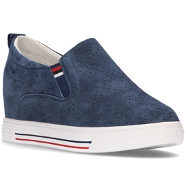 Lederschuhe Filippo DP1356 / 21 Nv marineblau