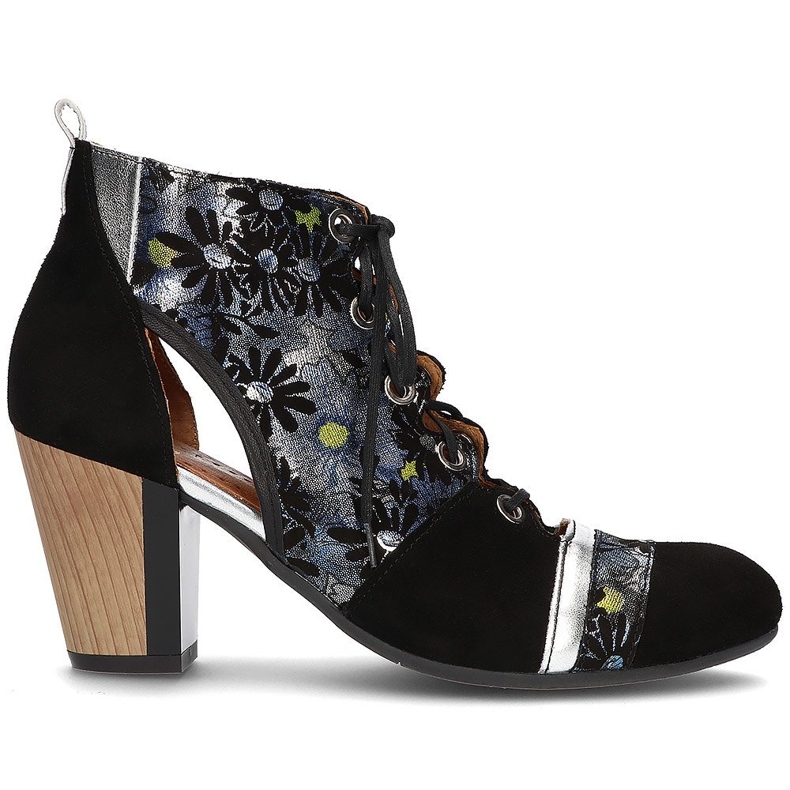 Lederschuhe Filippo 03938-01 Schwarz