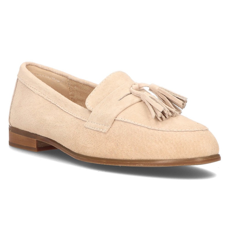 Leder-Slipper Filippo DP2149 / 21 Beige sein