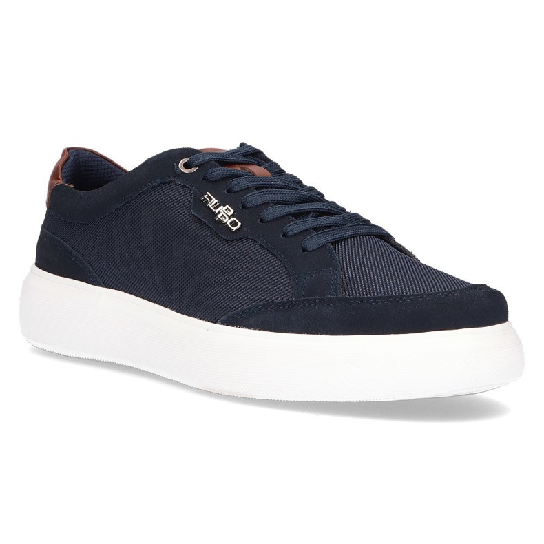 Lederschuhe Filippo MP2398 / 21 Nv marineblau navy blau