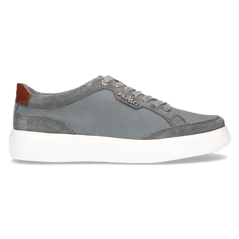Lederschuhe Filippo MP2398 / 21 Gr grau