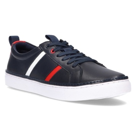 Lederschuhe Filippo MP2146 / 21 Nv marineblau
