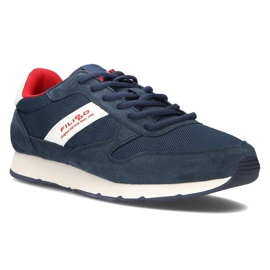 Lederschuhe Filippo MSP2117 / 21 Nv marineblau