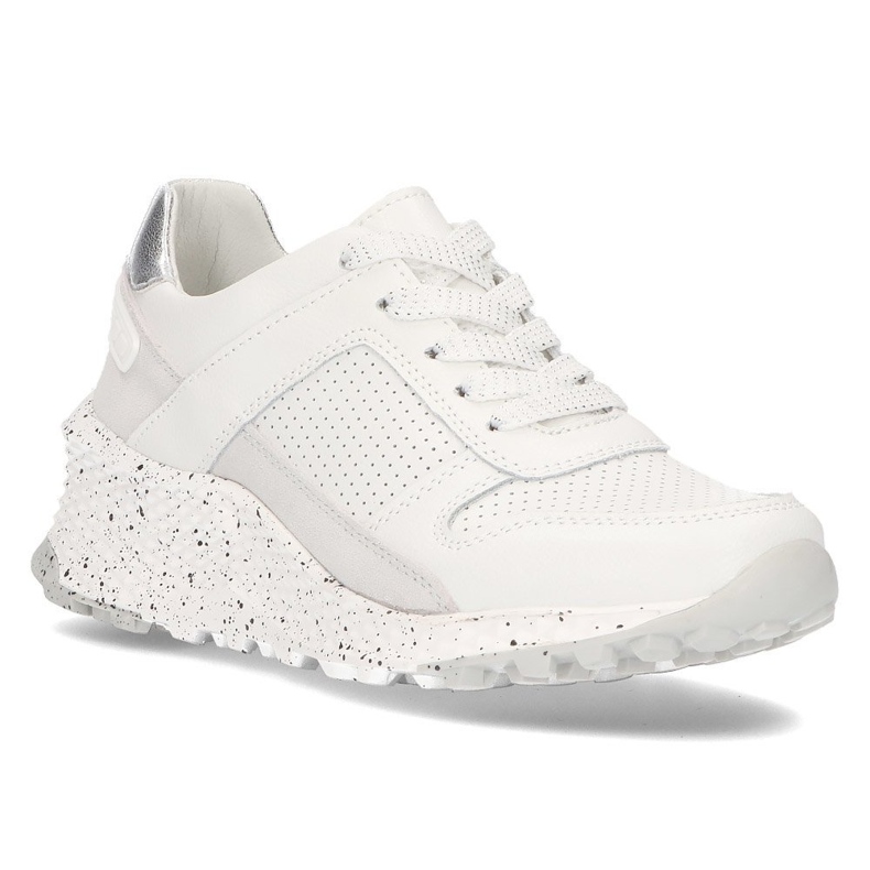 Ledersneaker Filippo DP2008 / 21 Wh weiß