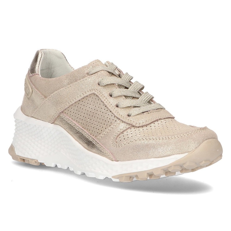 Ledersneaker Filippo DP2008 / 21 Gehen Sie golden