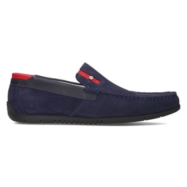 Wildleder-Loafer Filippo 5274-5 marineblau