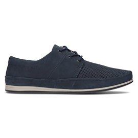 Lederschuhe Filippo 5292-3 blau marineblau