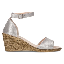 Ledersandalen Filippo DS2137 / 21 Si silber