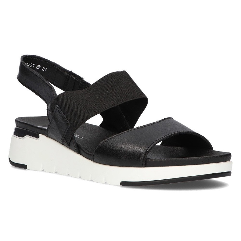 Ledersandalen Filippo DS2140 / 21 Bk schwarz