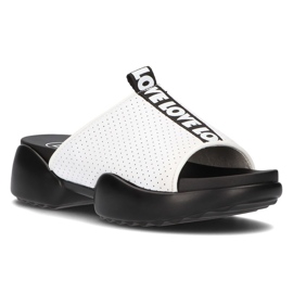 Lederhausschuhe Filippo DK2168 / 21 Wh weiß