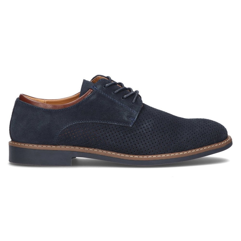 Lederschuhe Filippo MP2399 / 21 Nv marineblau navy blau