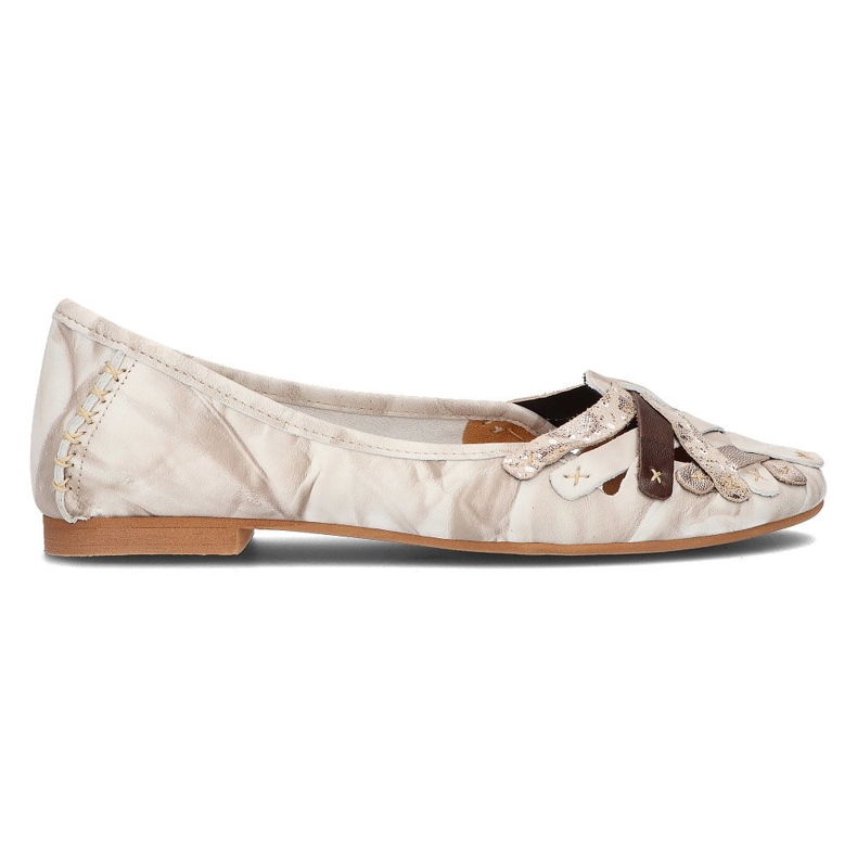 Lederballerinas Filippo 01358 beige