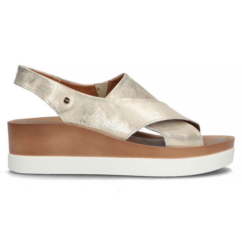 Ledersandalen Filippo 40256 gold golden