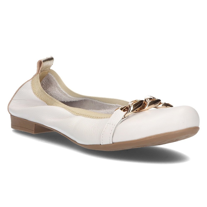 Leder Filippo 100 Ballerinas weiß