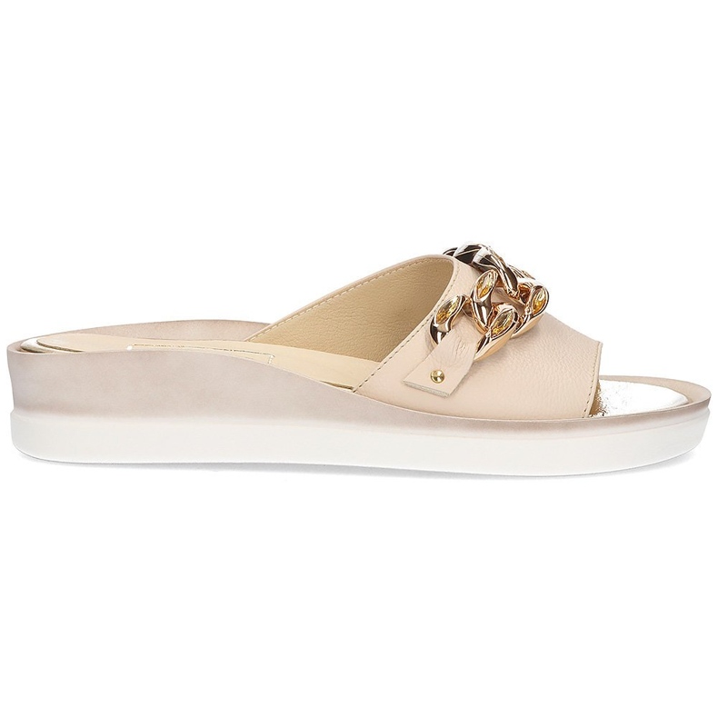 Lederhausschuhe Filippo 105 beige