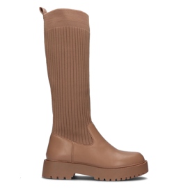 Filippo HQ269 khakifarbene Stiefel