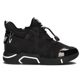 Filippo HJ8592-30 schwarze Turnschuhe