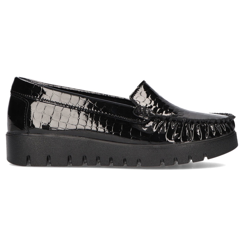 Lederschuhe Filippo DP3024 / 21 Bk Cr schwarz