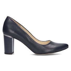 Lederpumps Filippo 2063 Marineblau