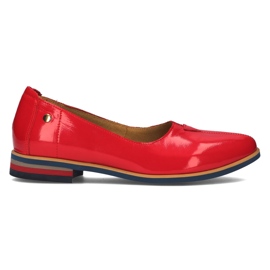 Lederschuhe Filippo 05035 Rot