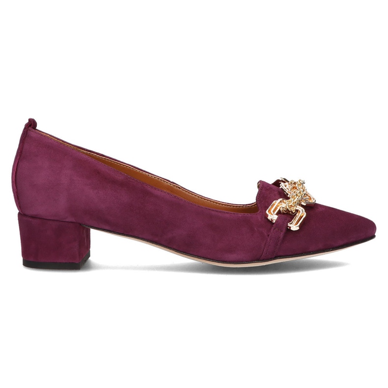 Lederschuhe Filippo 2109/2 lila violett