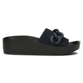 Lederhausschuhe Filippo DK3593 / 22 Nv marineblau