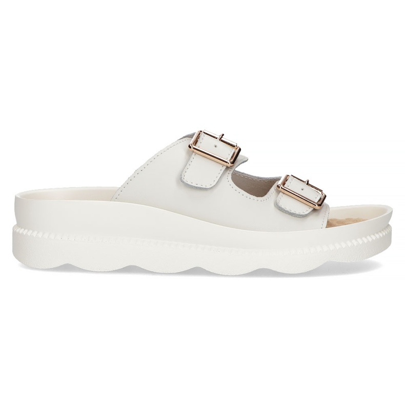 Lederhausschuhe Filippo DK3599 / 22 Wh weiß