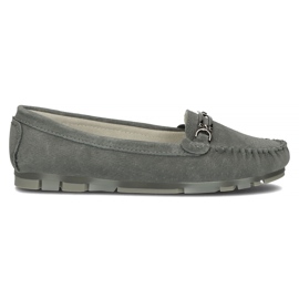 Lederhalbschuhe Filippo DP1202 / 22 Gr grau