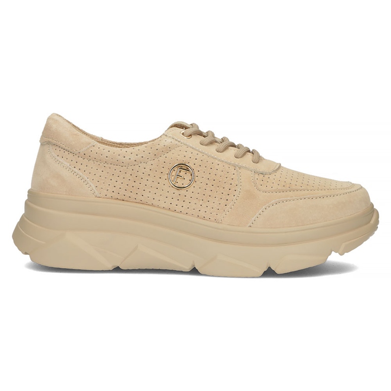 Lederturnschuhe Filippo DP2138 / 22 Be Be beige